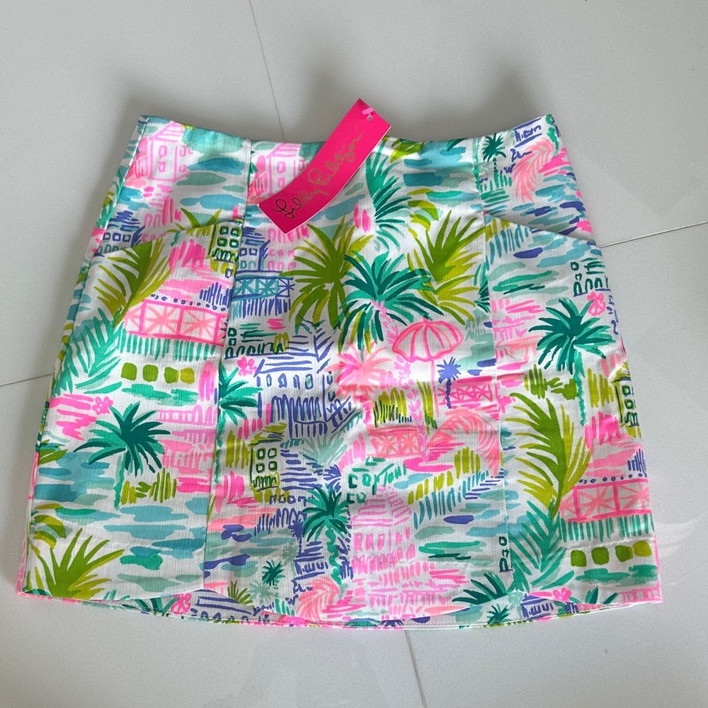 Brand New Lily Pulitzer Colorful Tropical Print Skort - Size 00
